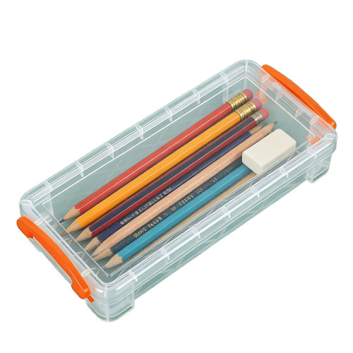 Clear pencil cases storage - cases,