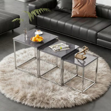 Coffee Table Set of 3 End Side