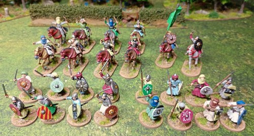Painted 28mm medieval saga - painted,