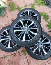 4X TOYOTA VERSO 1.8 17" Alloy Wheels And Tyres 215/55R17  Used Conditions
