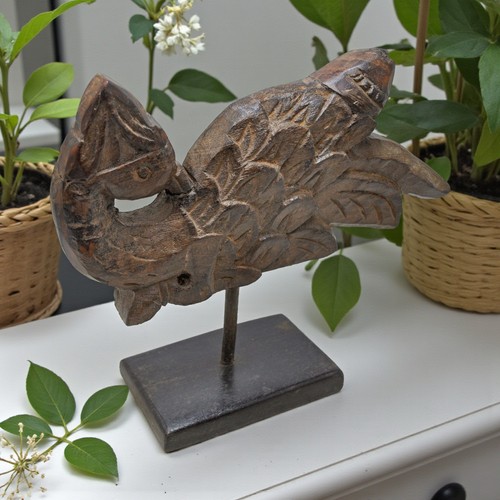 Antique wooden bird - antique,