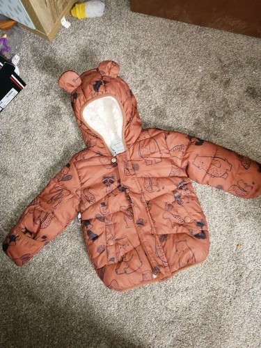 George baby brown coat 18 - baby,