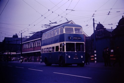 1972 original bus tram slide - bus,