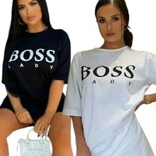 WOMEN BOSS LADY T SHIRT BAGGY