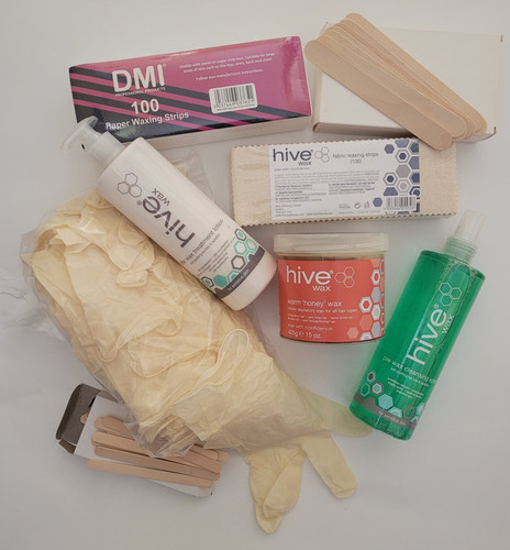 Salon waxing kit wax - kit,