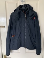 SUPERDRY Black Windcheater Jacket 20” Ptp Kids Size L or Woman’s Small