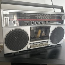 Toshiba RT6035 Vintage Stereo Radio Cassette Recorder Attention Needed 