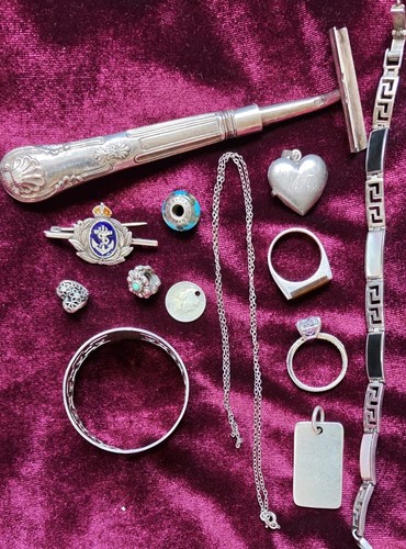 Joblot various silver - joblot,