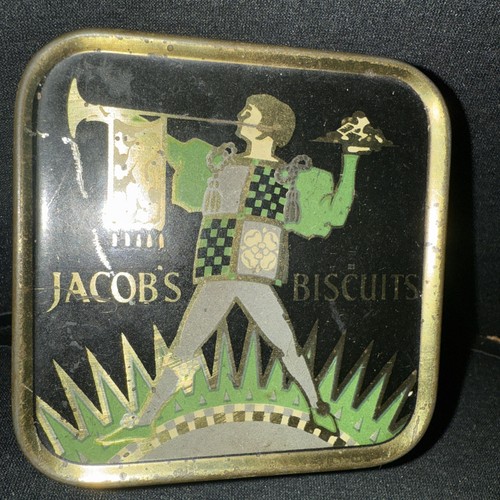 Jacob antique sampler tin - antique,
