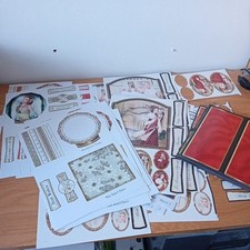 art deco easel snowglobe Card Making Kit