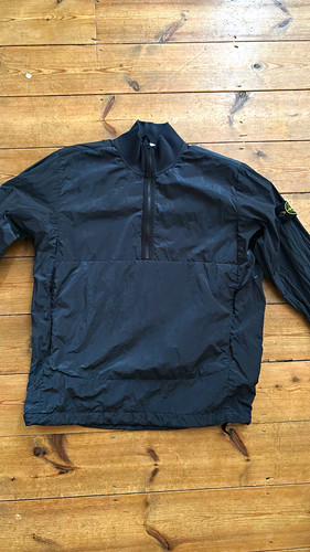 Stone island navy zip - island,