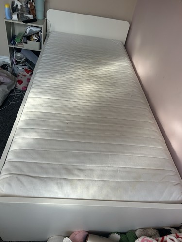 Ikea white single - white,