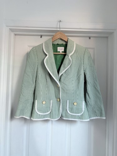 Women hobbs green striped - green,