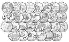 All Olympic 50p 2011 Football Triathlon Judo Wrestling + more Fifty Pence Coins