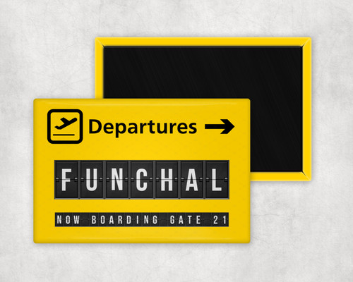 Retro airport departure board