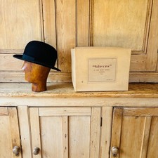 VINTAGE BOWLER HAT BLACK