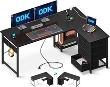 Corner Desk with Drawers