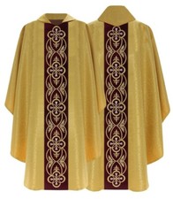 Gold/red Gothic Chasuble with