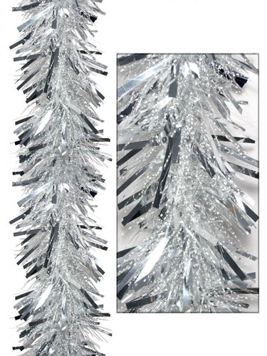 White silver thick chunky - &,