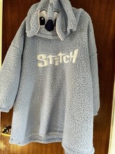 Tesco Disney Pale blue Stitch Oodie. One size