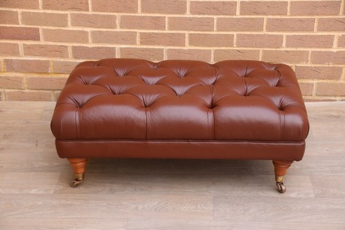 Chesterfield footstool ottoman - chesterfield,