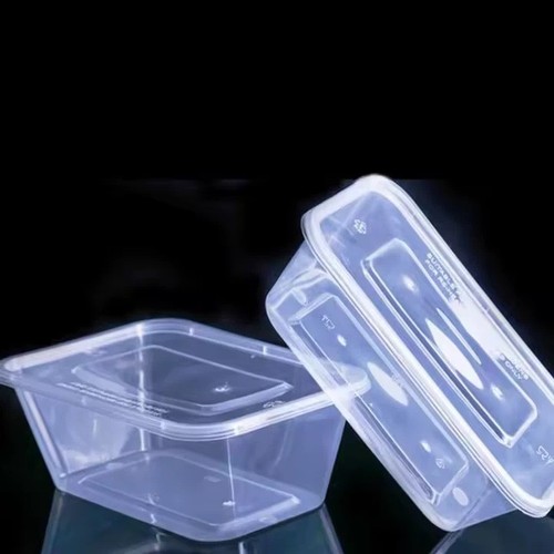 Food plastic containers with - food,