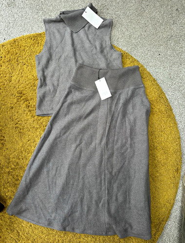 Zara women grey ribbed - zara, women’s