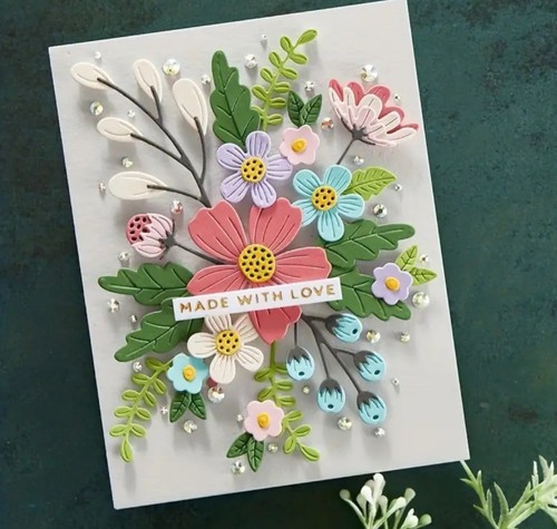 Metal cutting dies flowers - metal,