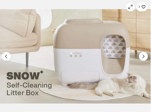 Pet snowy self cleaning litter - pet,