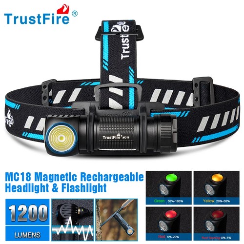 Trustfire mc18 1200lm usb - 1200lm,