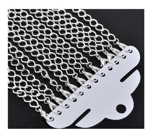 Curb chain textured bracelet - curb,