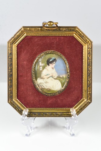 Antique 19th century miniature - century,