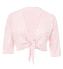 Womens new pink shrug - new,