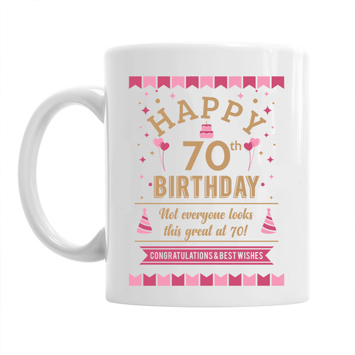 70th birthday happy - birthday, gift