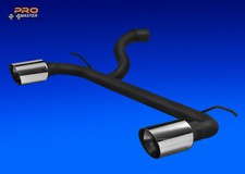 Sport Exhaust Delete Pipe Straight Back Box FORD FOCUS Mk 2 II ST RS 2.5  4" Tip