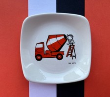 Vintage,Retro 1960 Wade Pottery Pin Dish*Ready Mixed Concrete Ltd*Roy Davis?❤️