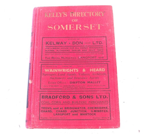 Kelly directory somerset - kelly's,