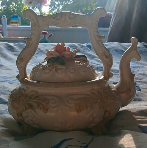 Capo monte ceramic tea - di,