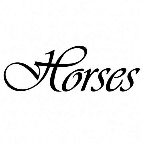 Horse box name stickers - stickers, decals