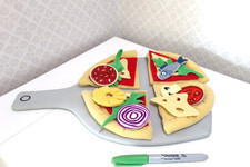 Ikea DUKTIG play PIZZA food toy soft cooking kids kitchen accessories