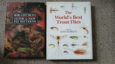 Fly fishing book bundle - Flies / Fly patterns (Bob Church+John Roberts) 2 books