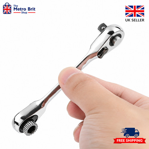 Mini ratchet wrench double - ratchet,