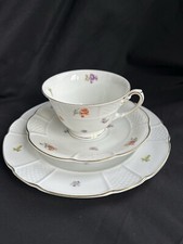 Rosenthal Classic Elegant DesignWildflower  China Teacup Saucer 8" Plate Trio 