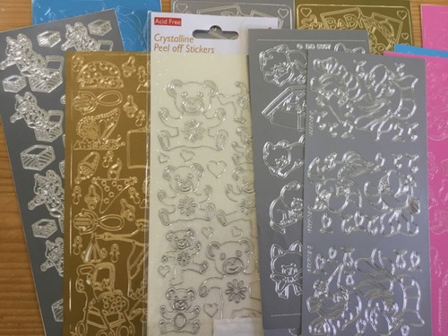 Card making peel - making, baby