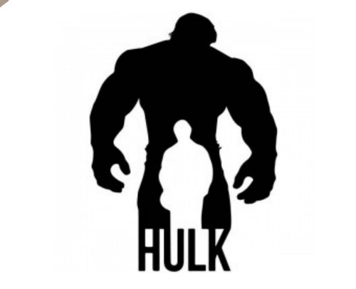 Hulk vinyl sticker for - hulk,