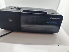 Panasonic Clock AM/FM Radio/2 Alarm/Cassette RECORDER Model # RC-X150 untested