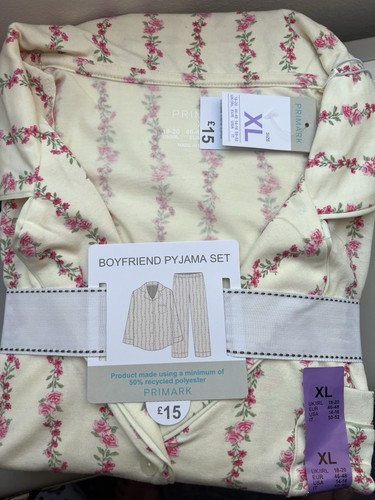 Primark boyfriend floral pjs - floral,