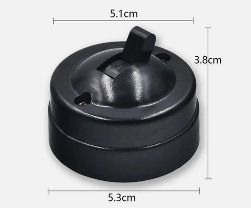 Round single control retro - single,