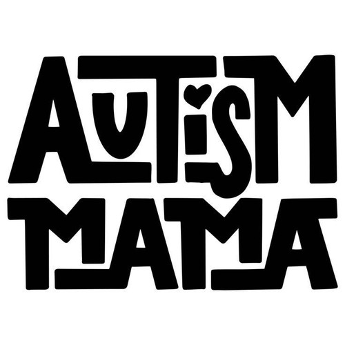 Small autism mama - vinyl, car