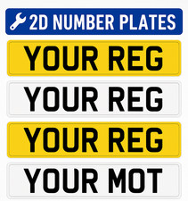Number Plates – Premium | 2D